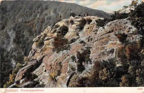 Bodetal (Harz) Rosstrappenfelsen gl1910 177.066