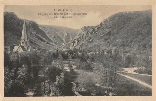 Thale (Harz) Eingang ins Bodetal ngl 177.072