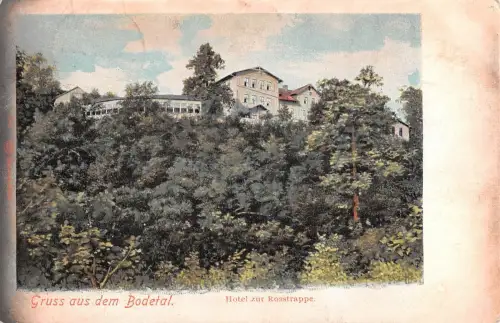 Bodetal (Harz) Hotel zur Rosstrappe gl1911 177.062