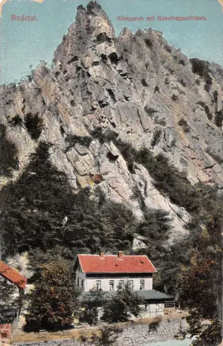 Bodetal (Harz) Königsruh mit Rosstrappe gl1911 177.092