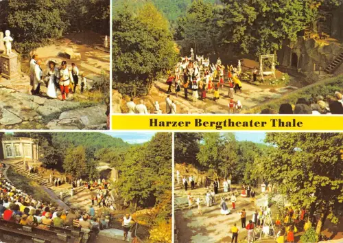 Thale (Harz) Bergtheater Mehrbildkarte ngl 177.110