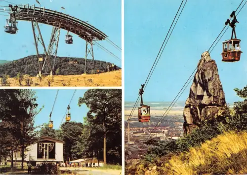 Thale (Harz) Personenschwebebahn Mehrbildkarte gl1987 177.106