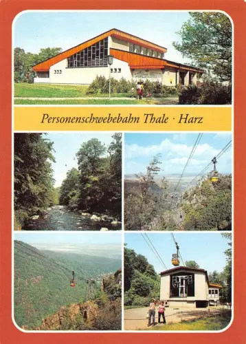 Thale (Harz) Personenschwebebahn Mehrbildkarte ngl 177.101