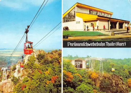 Thale (Harz) Personenschwebebahn Mehrbildkarte gl1984 177.111