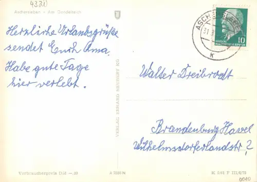 Aschersleben Am Gondelteich gl 177.127