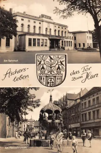 Aschersleben Mehrbildkarte gl1957 177.129