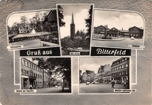 Bitterfeld Mehrbildkarte gl1967 177.135