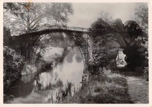 Wörlitzer Park bei Dessau, Themsebrücke gl1936 177.146