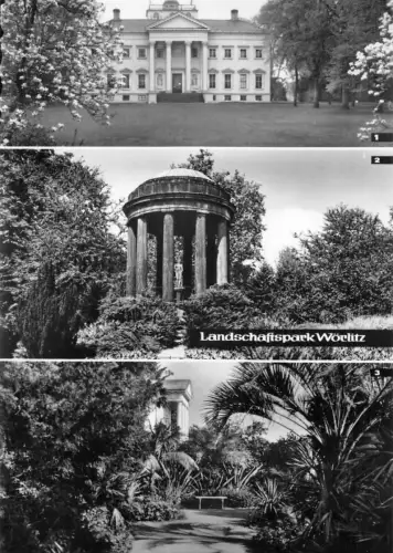Wörlitzer Park bei Dessau, Mehrbildkarte ngl 177.153