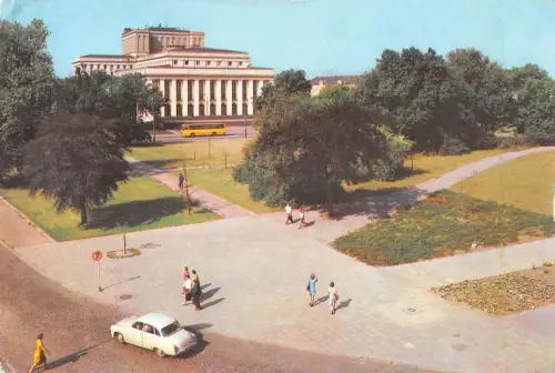 Dessau Blick auf das Landestheater gl1977 177.189