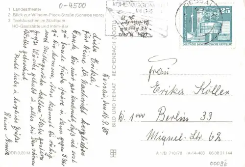 Dessau Mehrbildkarte gl1980 177.225