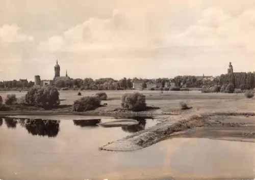 Lutherstadt Wittenberg Blick von der Elbbrücke gl 177.256