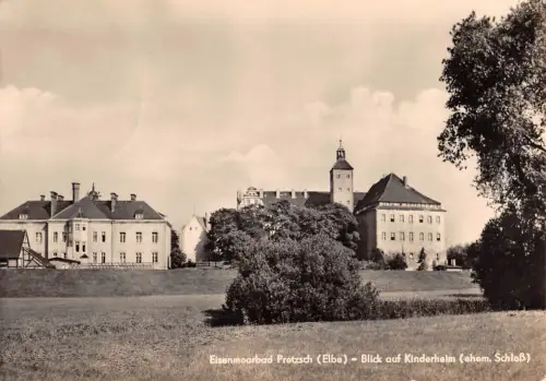 Pretzsch (Elbe) Blick auf Kinderheim gl1967 177.254