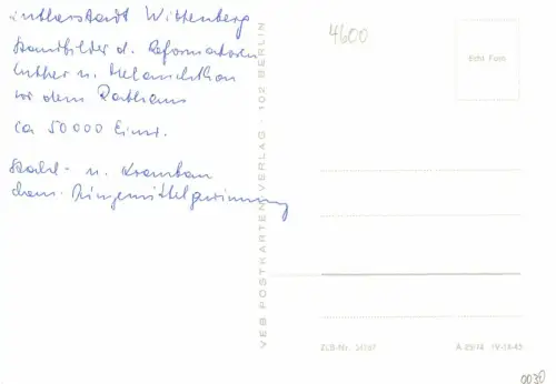 Lutherstadt Wittenberg - Marktplatz ngl 177.276