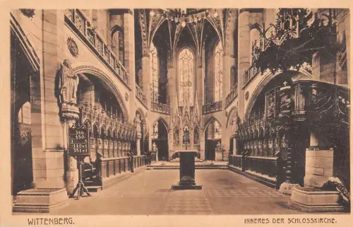 Lutherstadt Wittenberg Inneres der Schloßkirche ngl 177.259