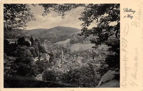 Stolberg (Harz) Panorama gl1937 177.380