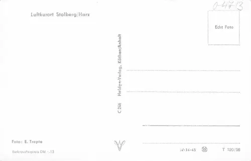 Stolberg (Harz) Teilansicht ngl 177.386