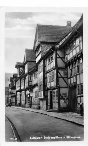 Stolberg (Harz) Rittergasse gl1957 177.390