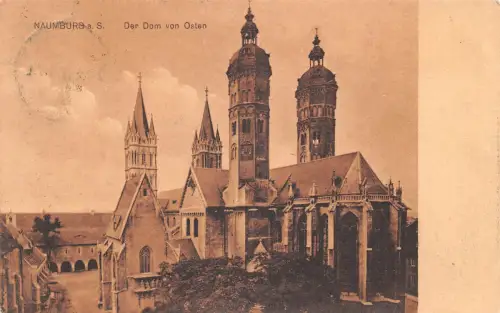 Naumburg (Saale) Der Dom von Osten gl1922 177.443