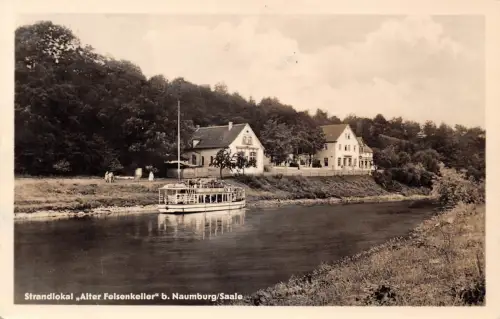 Naumburg (Saale) Strandlokal "Alter Felsenkeller" gl1956 177.457