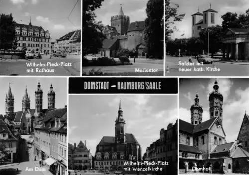 Naumburg (Saale) Mehrbildkarte gl1973 177.462