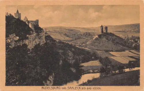Rudelsburg und Saaleck bei Bad Kösen gl1920 177.496