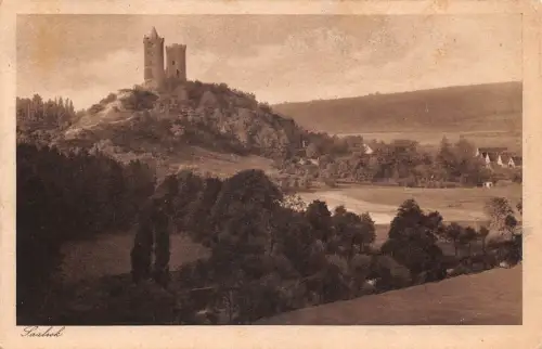 Burg Saaleck Gesamtansicht ngl 177.491