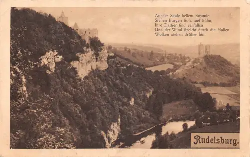 Rudelsburg und Saaleck mit Vers gl1916 177.507