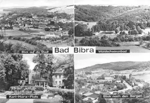Bad Bibra Mehrbildkarte gl1985 177.516