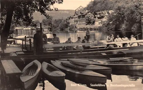 Bad Kösen Saalefähre u. Bootsanlegestelle ngl 177.531