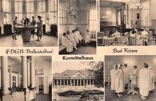 Bad Kösen Mehrbildkarte Kurmittelhaus ngl 177.567