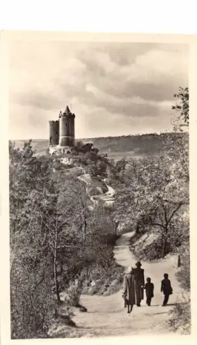 Bad Kösen Blick auf Ruine Saaleck ngl 177.552