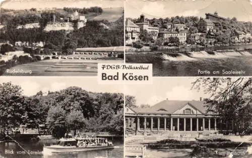 Bad Kösen Mehrbildkarte gl1962 177.565