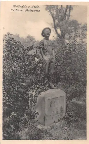 Weißenfels (Saale) Partie im Stadtgarten gl1926 177.608