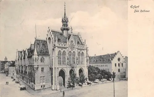 Erfurt Das Rathaus gl1908 177.660