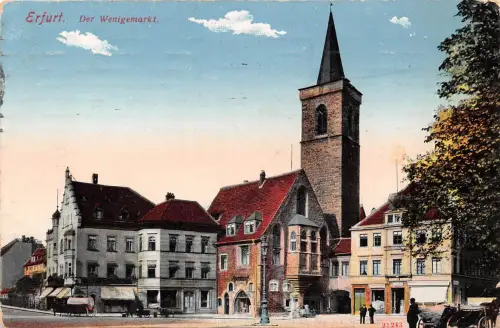 Erfurt Der Wenigemarkt feldpgl1915 177.709