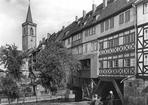 Erfurt Krämerbrücke Nordfront gl1976 177.726