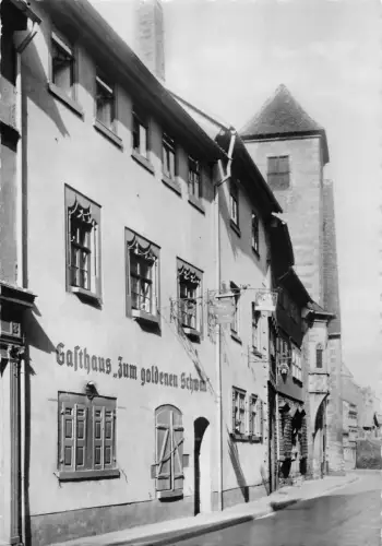 Erfurt Michaelisstraße Gasthaus zum goldenen Schwan ngl 177.747