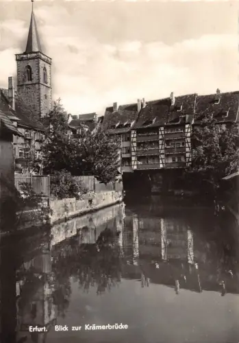 Erfurt Blick zur Krämerbrücke ngl 177.769