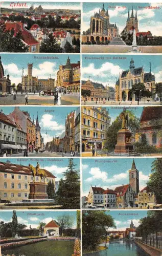 Erfurt Mehrbildkarte feldpgl1915 177.774