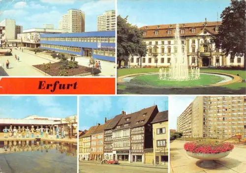 Erfurt Mehrbildkarte gl 177.778