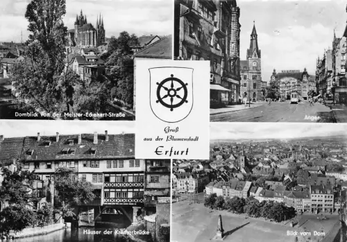 Erfurt Mehrbildkarte gl 177.781