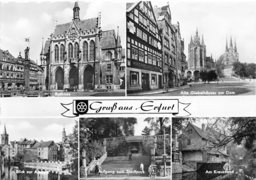 Erfurt Mehrbildkarte gl1972 177.803