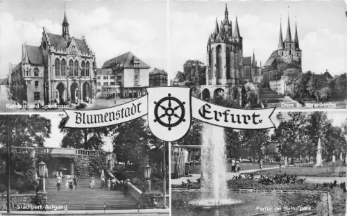 Erfurt Mehrbildkarte gl 177.806