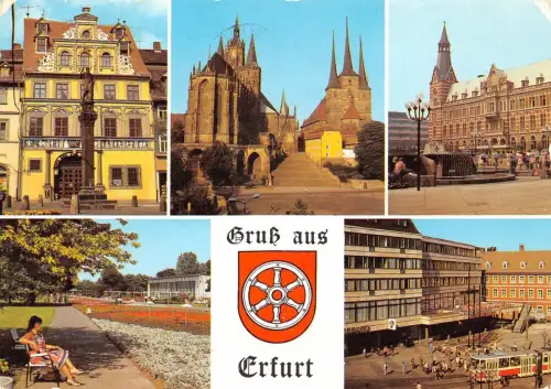 Erfurt Mehrbildkarte gl1986 177.814