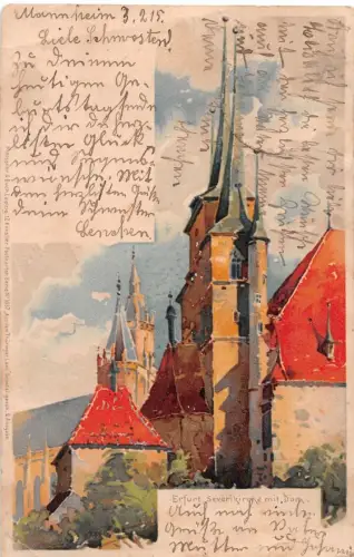 Erfurt Severikirche mit Dom gl 177.852