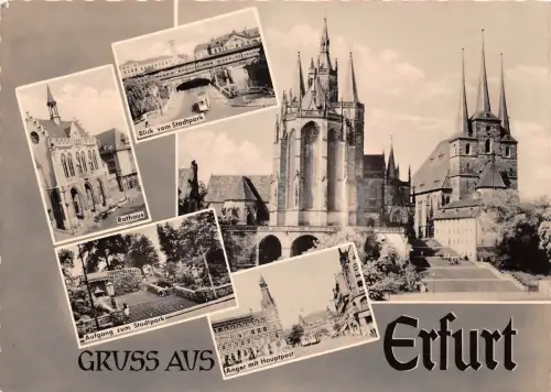 Erfurt Mehrbildkarte gl 177.866