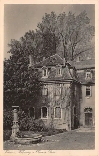 Weimar Wohnung von Frau v. Stein bahnpgl1935 178.126