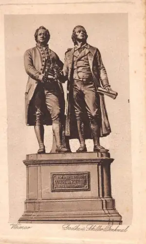 Weimar Goethe und Schiller Denkmal ngl 178.143