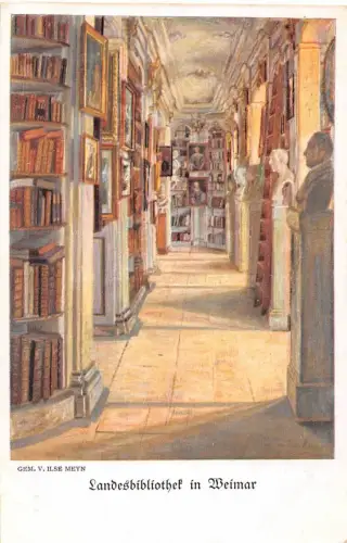Weimar Landesbibliothek, Künstlerkarte ngl 178.142